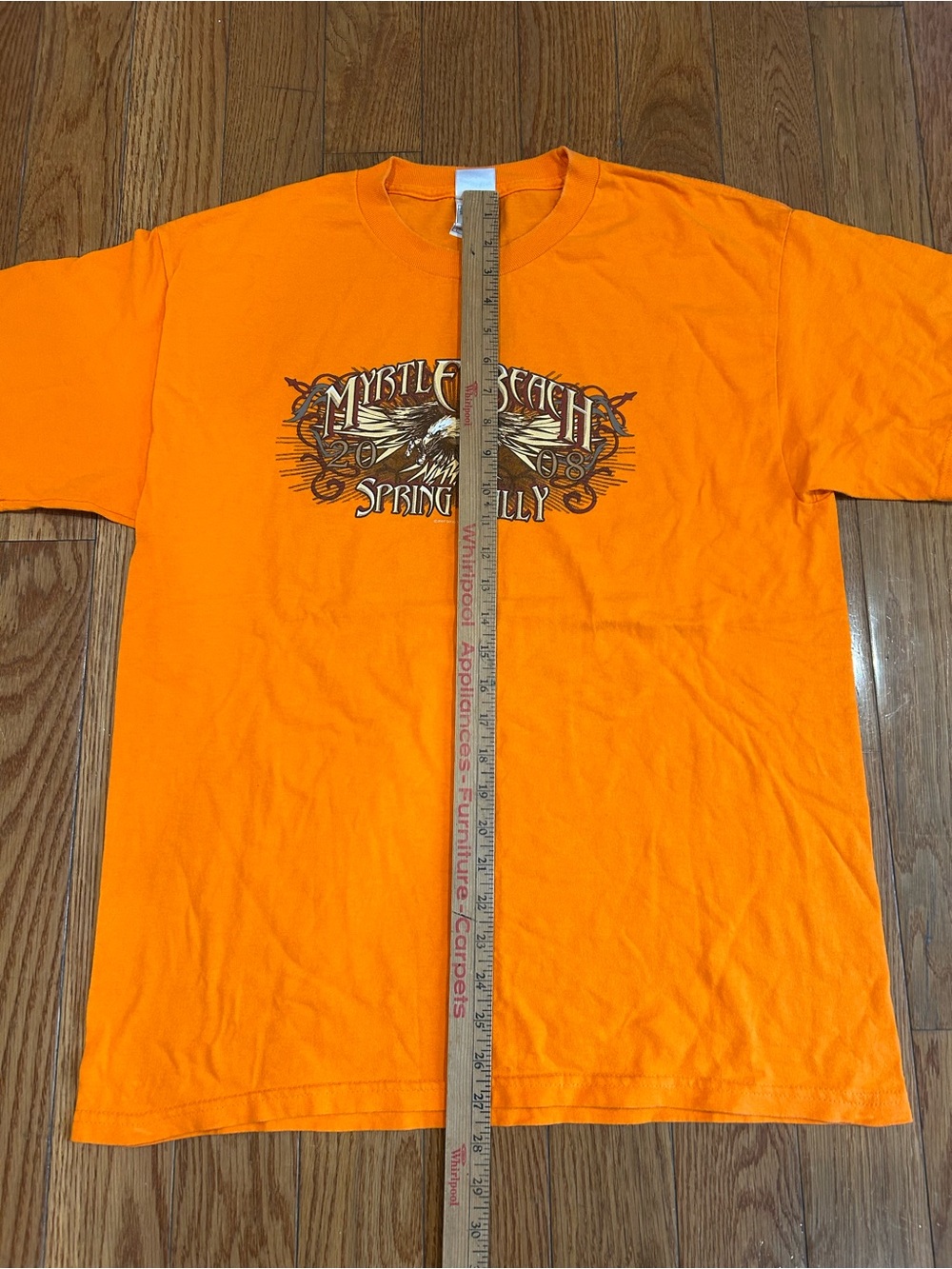 Vintage 2008 Myrtle Beach Spring Rally Tennessee River Apparel Cotton T-Shirt - Picture 7 of 9